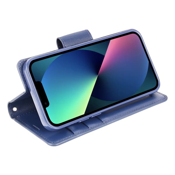 Praktiskt HANMAN Plånboksfodral - iPhone 14 Plus Svart