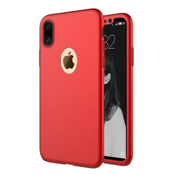 iPhone X/XS - Fodral (360Guard) Blå