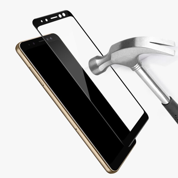 D:fence Skærmbeskytter til Samsung Galaxy A7 2018 (ramme) Svart