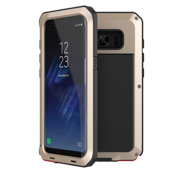 Stryktåligt 360-Aluminiumskal HEAVY DUTY - Samsung Galaxy S10E Guld