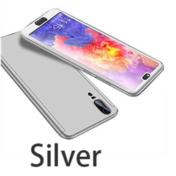 Skyddande Stilsäkert Dubbelskal (FLOVEME) - Huawei P20 Blå Blå