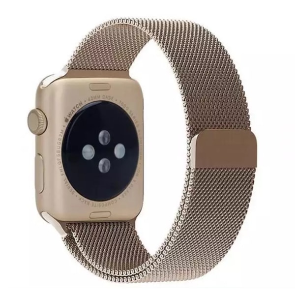 Stållenke for Apple Watch 42mm Roséguld