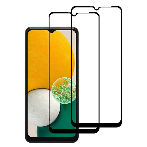 Samsung Galaxy A14 5G Skyddsglas  Svart Ram & Passform