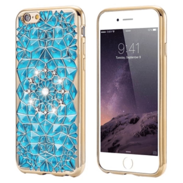 iPhone 6/6S - Elegant eksklusivt etui "Diamond" høj kvalitet Genomskinlig