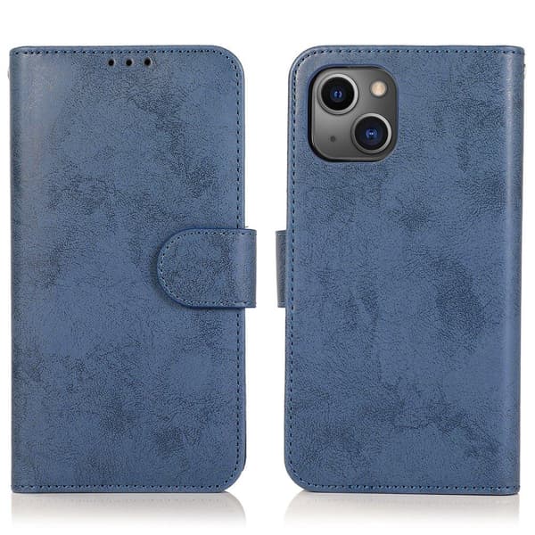 Glat stilfuldt pung etui - iPhone 13 Svart