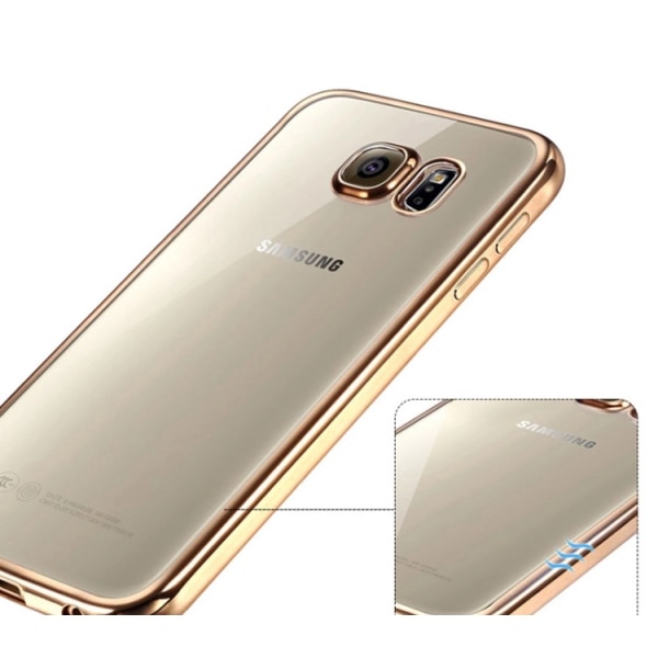 Samsung Galaxy S8 - Stilfuldt silikonecover fra LEMAN Guld