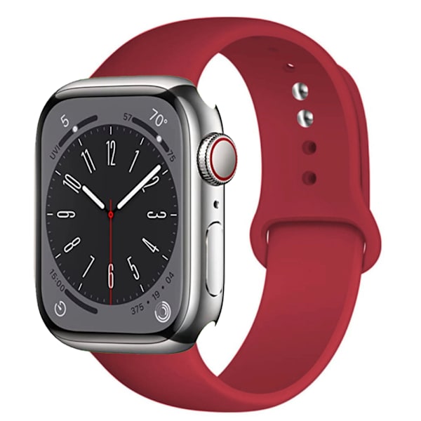 Apple Watch Silikonreim 38mm/40mm/41mm Grå Medium
