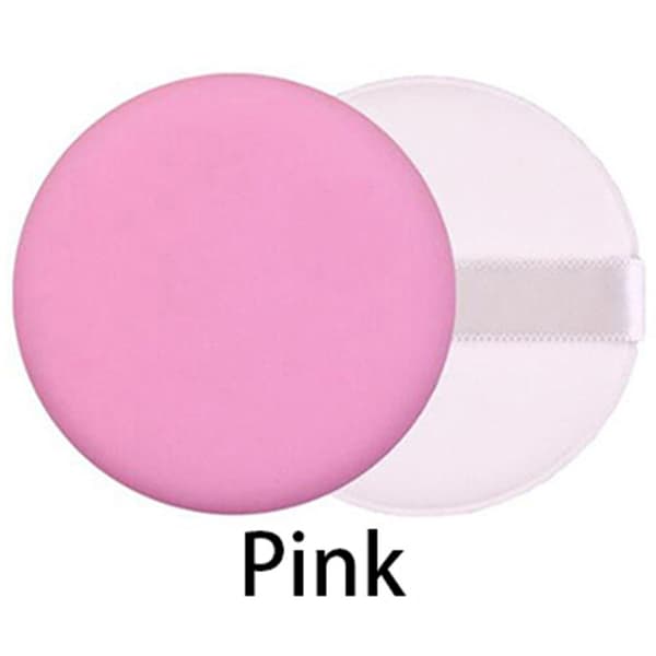 3-PACK Kosmetisk Svamp Ansiktspuff Naturligt Material Rosa