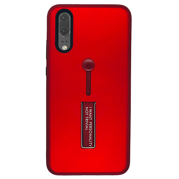 Huawei P20 - Robust Stilsäkert Skal från Kisscase Silver