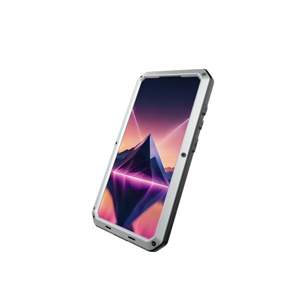 Stryktåligt Arbetsfodral Galaxy S25 Silver