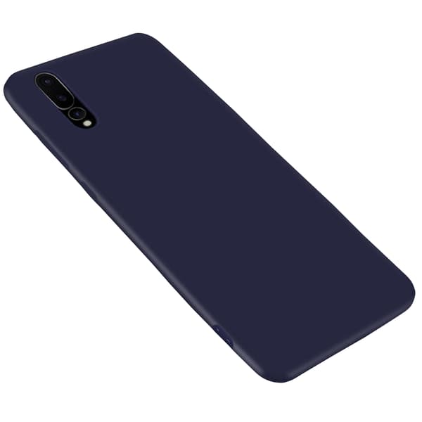 Matt Stilsäkert Silikonskal - Huawei P20 Pro Svart