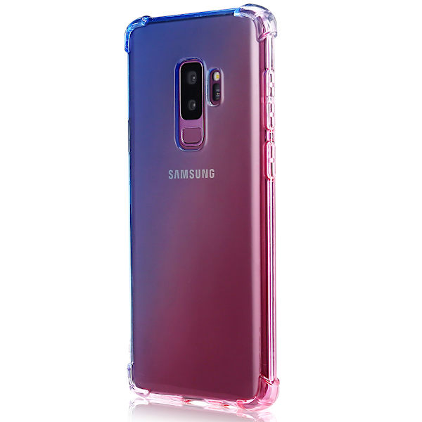 Samsung Galaxy S9 - Floveme's Skyddande Silikonskal Svart/Guld