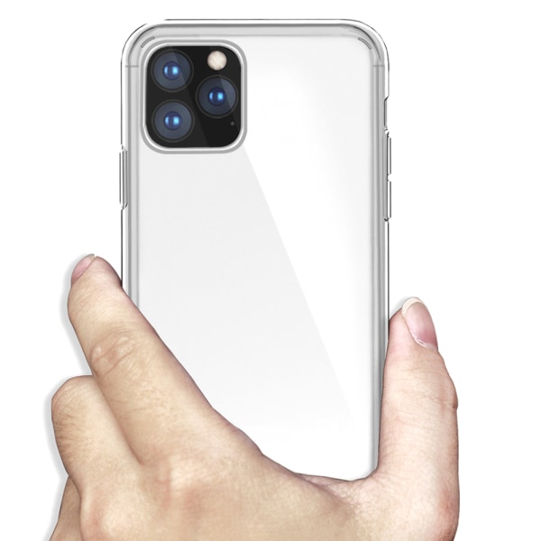 iPhone 11 Pro - Flovemen harkittu silikonikuori Transparent/Genomskinlig
