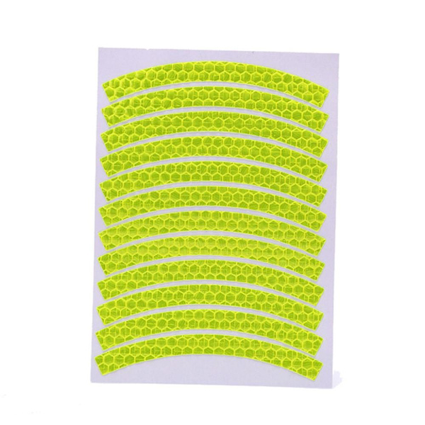 12-Pack Reflex Strips Vandafvisende Gul