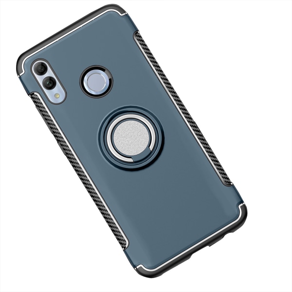 Praktisk cover med ringholder - Huawei P Smart 2019 Mörkblå