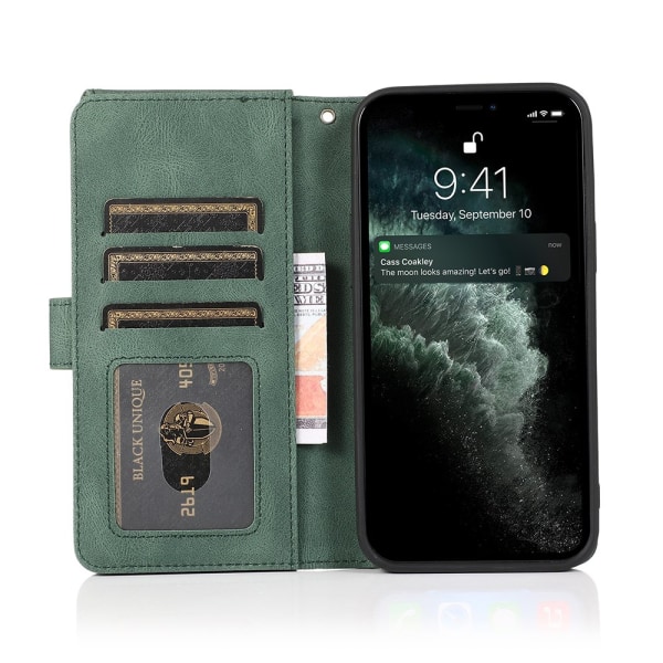 Lommebokdeksel - iPhone 12 Pro Max Mörkgrön