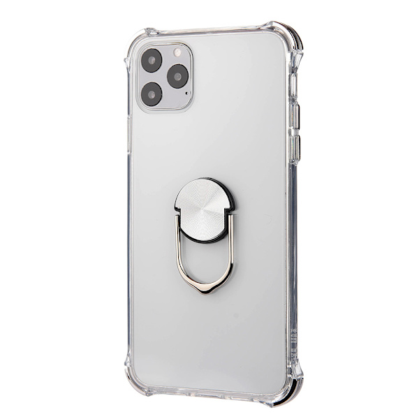 iPhone 11 Pro Max - Skyddsskal med Ringhållare Roséguld