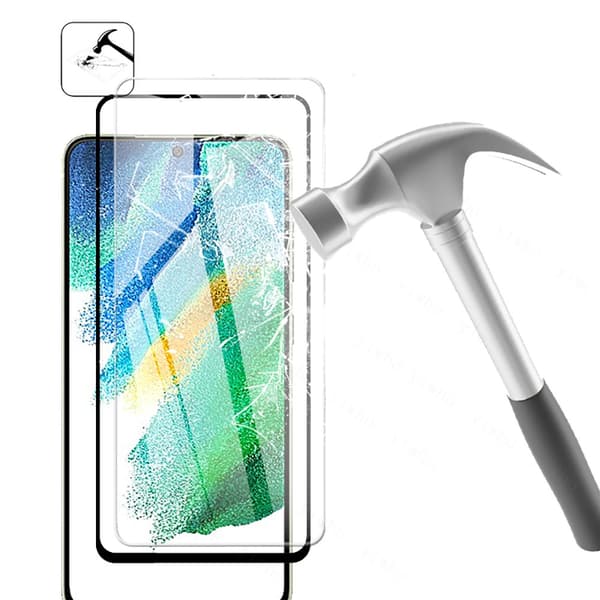 Keramiskt Skärmskydd 2-pack Galaxy A36 5G Transparent, Svart Ram