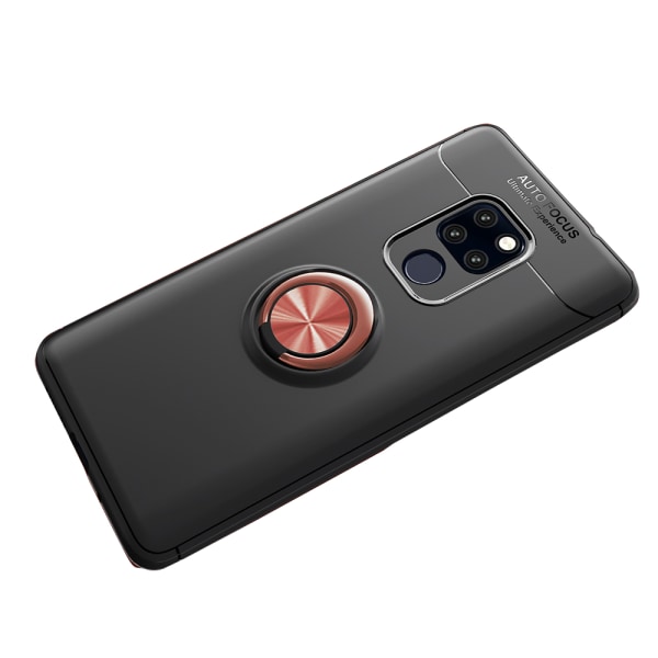 Autofokus cover med ringholder - Huawei Mate 20 Pro Röd/Röd