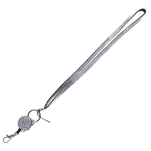 Elegant halskæde, nøglering, kortholder Flerfärgad
