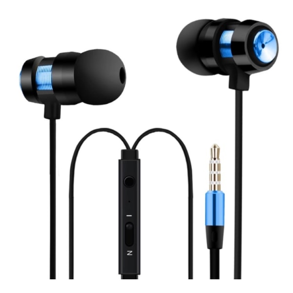 NKOBEE In-ear hovedtelefoner med Mic In-lineControl Blå