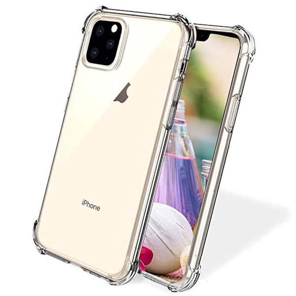 Kraftfullt Silikonskal - iPhone 11 Pro Max Transparent