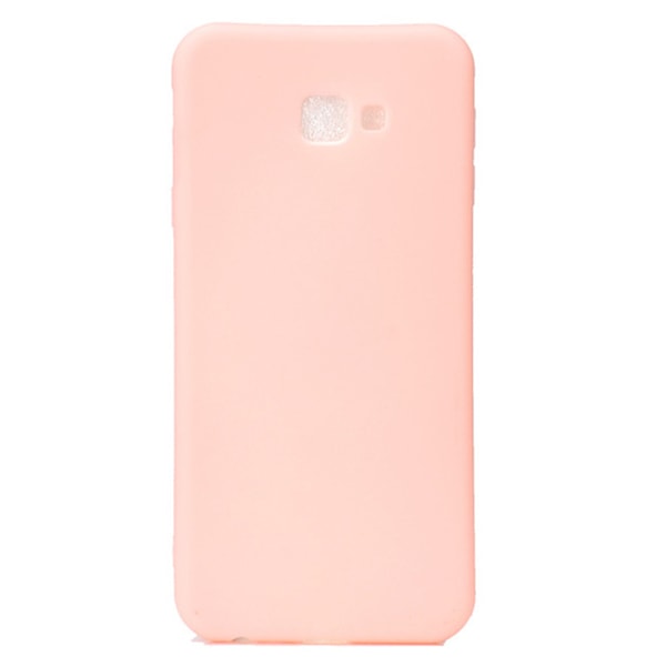 Skyddande Mattbehandlat Silikonskal - Samsung Galaxy J4+ 2018 Svart
