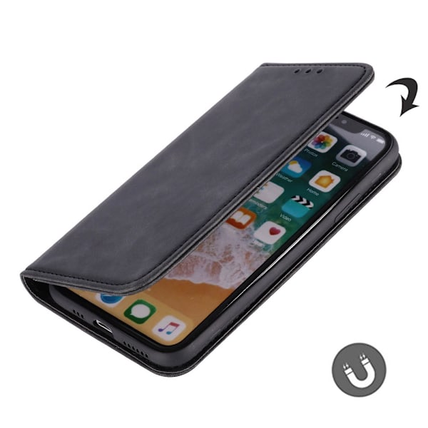 Smidigt Plånboksfodral (FLOVEME) - iPhone 11 Pro Max Mörkblå