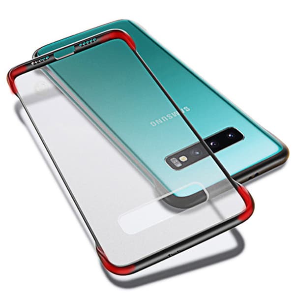 Professionellt Slittåligt Skal - Samsung Galaxy S10 Plus Röd