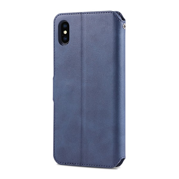 iPhone X/XS - Elegant Robust Plånboksfodral Brun Brun
