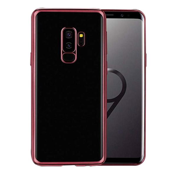 Samsung Galaxy A6 Plus - Silikonskall i belagt design Röd