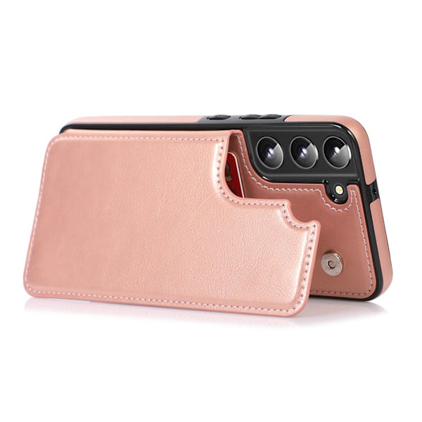 Stilrent Skal med Kortfack - Samsung Galaxy S22 Plus Vit
