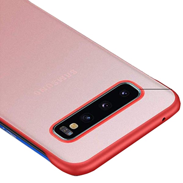 Samsung Galaxy S10+ - Iskuja vaimentava erittäin ohut kansi Röd