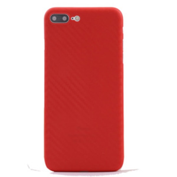 iPhone 8 Plus - Carbon modell skall (LEMAN) Röd