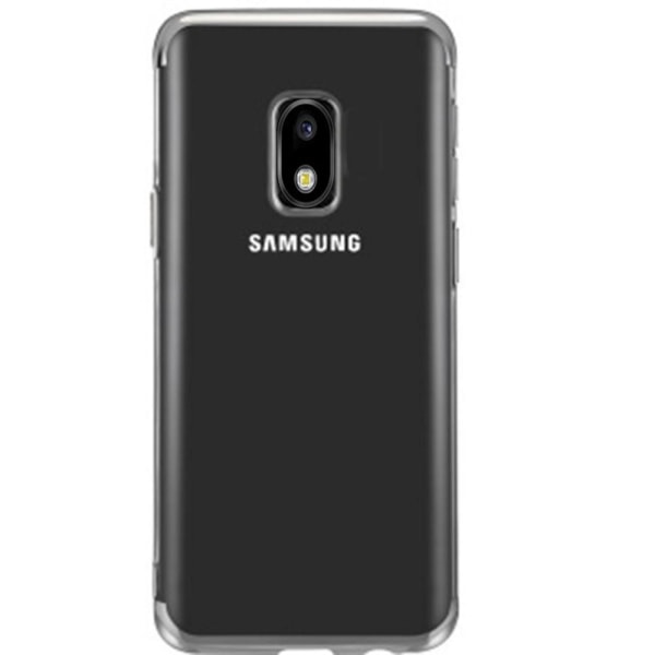 Samsung Galaxy J7 2017 - Silikonikotelo Silver