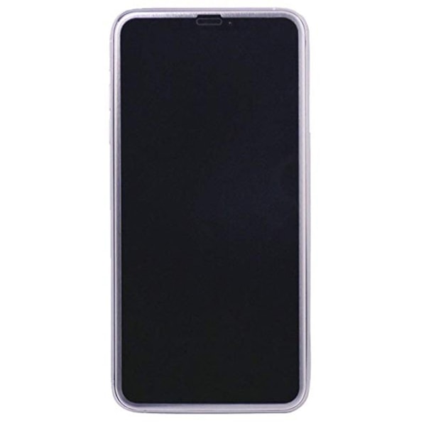 iPhone 11 Pro Max skjermbeskytter 3D aluminiumsramme 10-PAK Röd