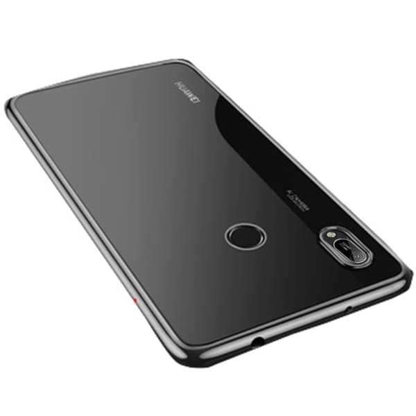 Genomtänkt Silikonskal - Huawei Y6 2019 Silver