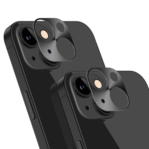 2-PACK Kameralinsskydd 2.5D HD-Clear 0,4mm iPhone 14 Transparent