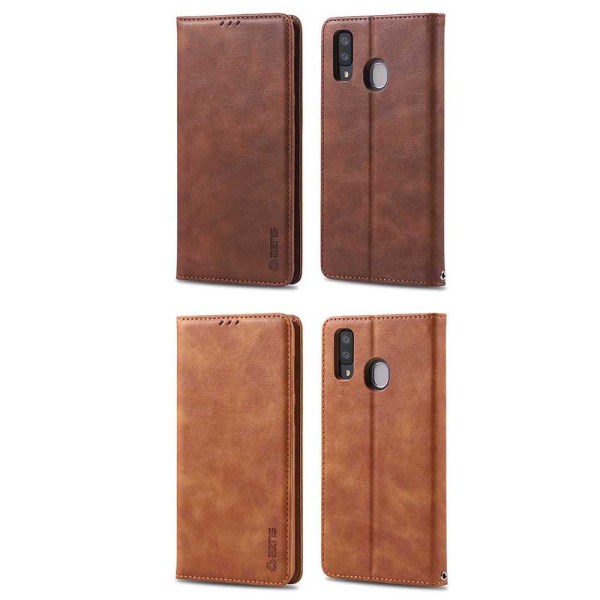 Kraftig AZNS Wallet Case - Samsung Galaxy A20E Svart