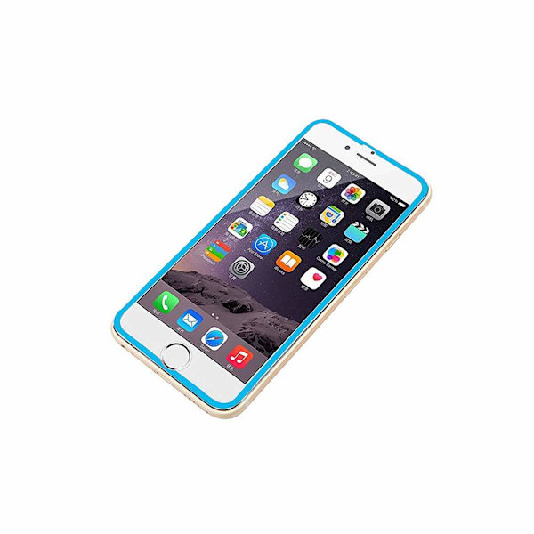 HuTechs Skärmskydd (Aluminiumram) - iPhone 7 Plus Blå