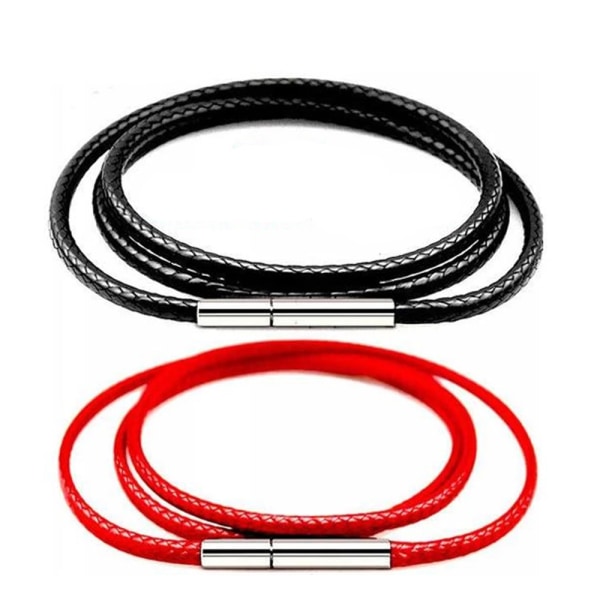 Stilsäkert Bekvämt Tunt PU-Läder Halsband Brun