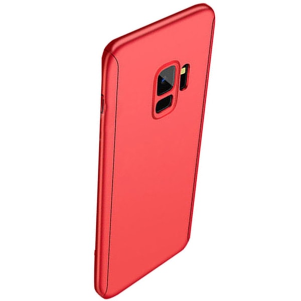Professionellt St�tt�ligt Dubbelskal - Samsung Galaxy S9 Röd