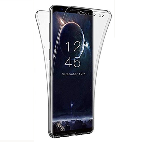 Silikonfodral med Touchsensor (Fram & Bak) S Galaxy A6 2018 Plus Rosa