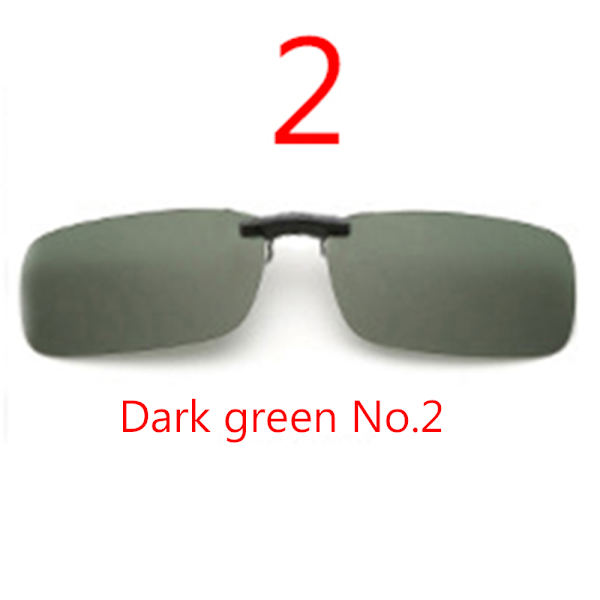 Effektfulla Clip-on Solglasögon Polarized Gul