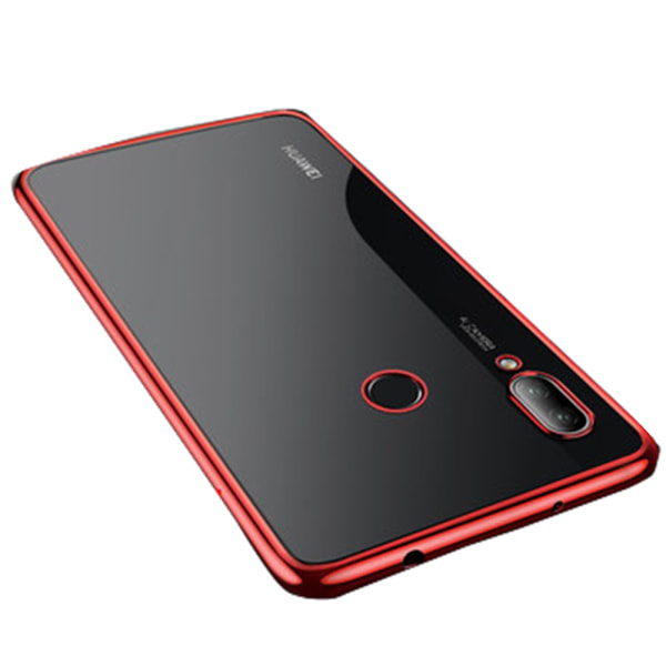 Stilig profesjonelt silikondeksel - Huawei P Smart 2019 Röd