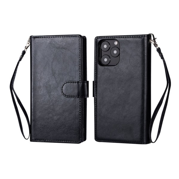 Robust, glatt 9-korts lommebokdeksel - iPhone 12 Pro Max Roséguld