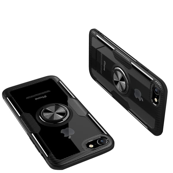 iPhone 6/6S - Skyddande Skal med Ringhållare Blå