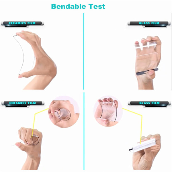 2-PAK keramisk skærmbeskytter HD 0,3 mm Redmi Note 11 Pro 5G Transparent