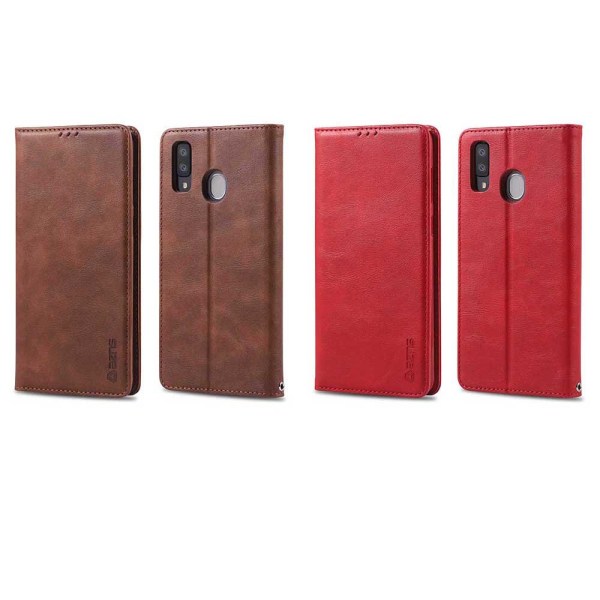 Kraftig AZNS Wallet Case - Samsung Galaxy A20E Svart