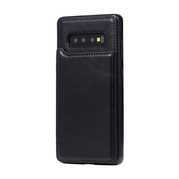 Samsung Galaxy S10 Plus - Cover med pung/kortrum Marinblå